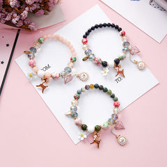 Elegant Pearl & Stone Bracelet
